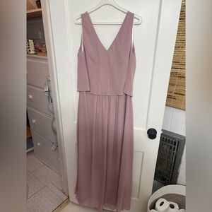 Chic Mauve Sleeveless Maxi Dress